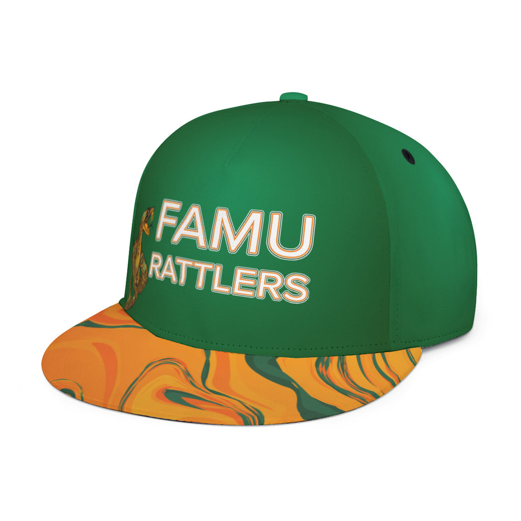 FAMU Green Orange Rattler Hat Style 2