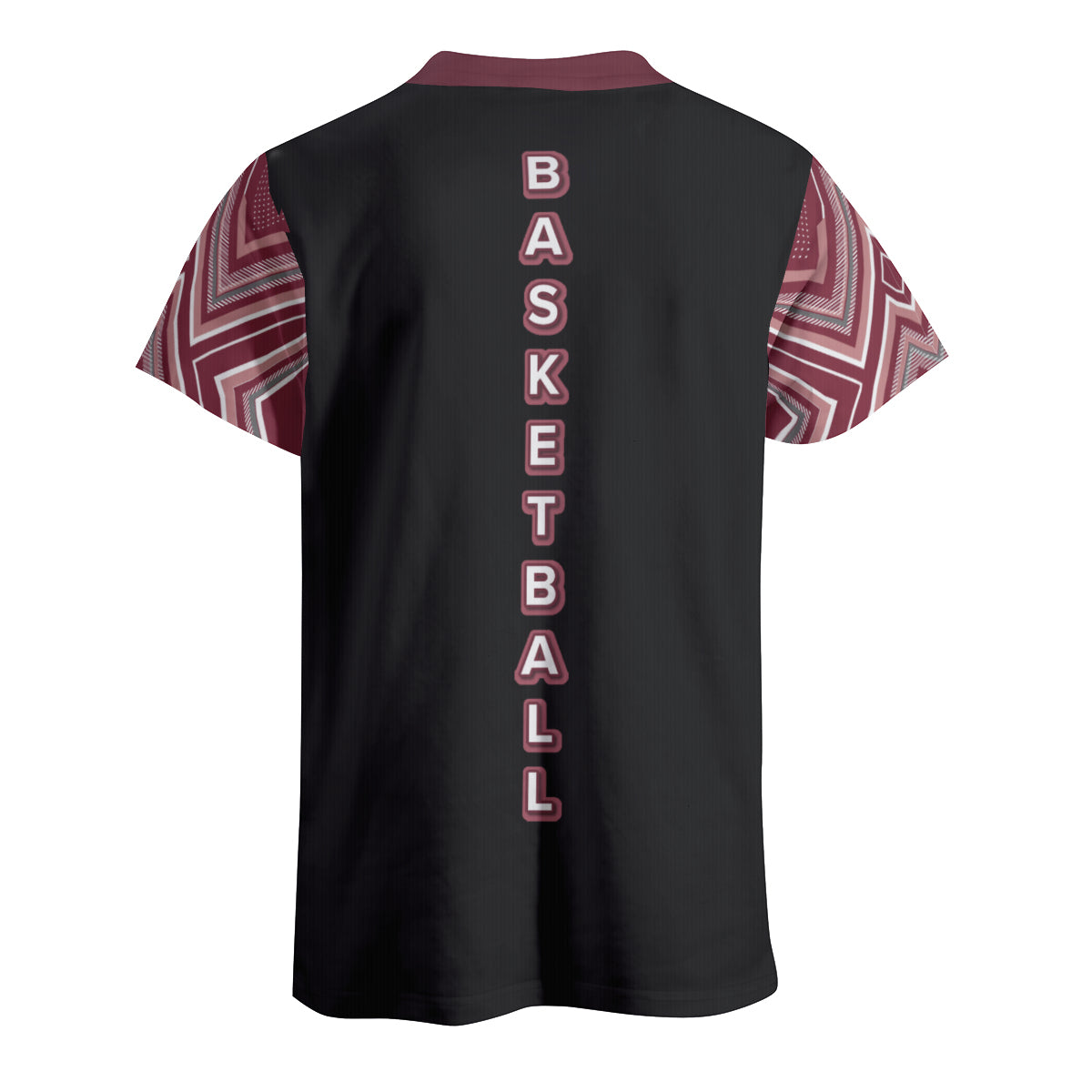 Tarpon Springs Men's Black with Maroon Short Sleeve