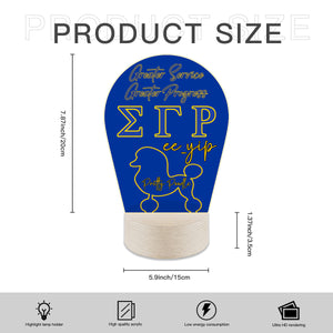 SGRHO Hot Air Balloon Shaped Photo Night Light