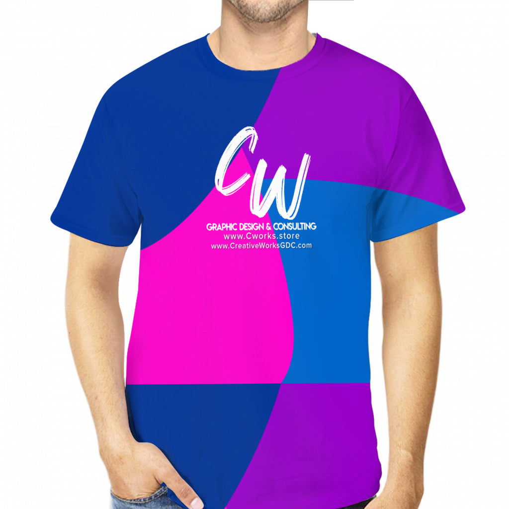 Creative Works CW logo AOP Shirt