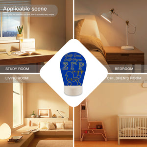 SGRHO Hot Air Balloon Shaped Photo Night Light