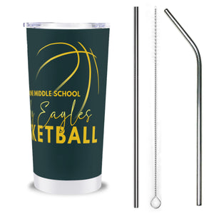 Tyrone Middle Lady B-ball Steel Travel Tumbler