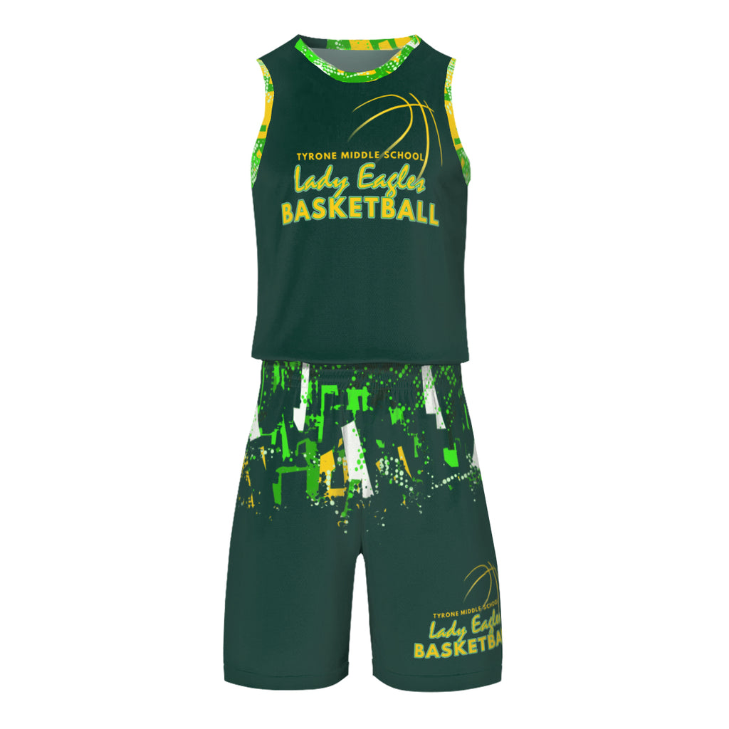 Tyrone Middle Lady Basketball AOP Jersey Set