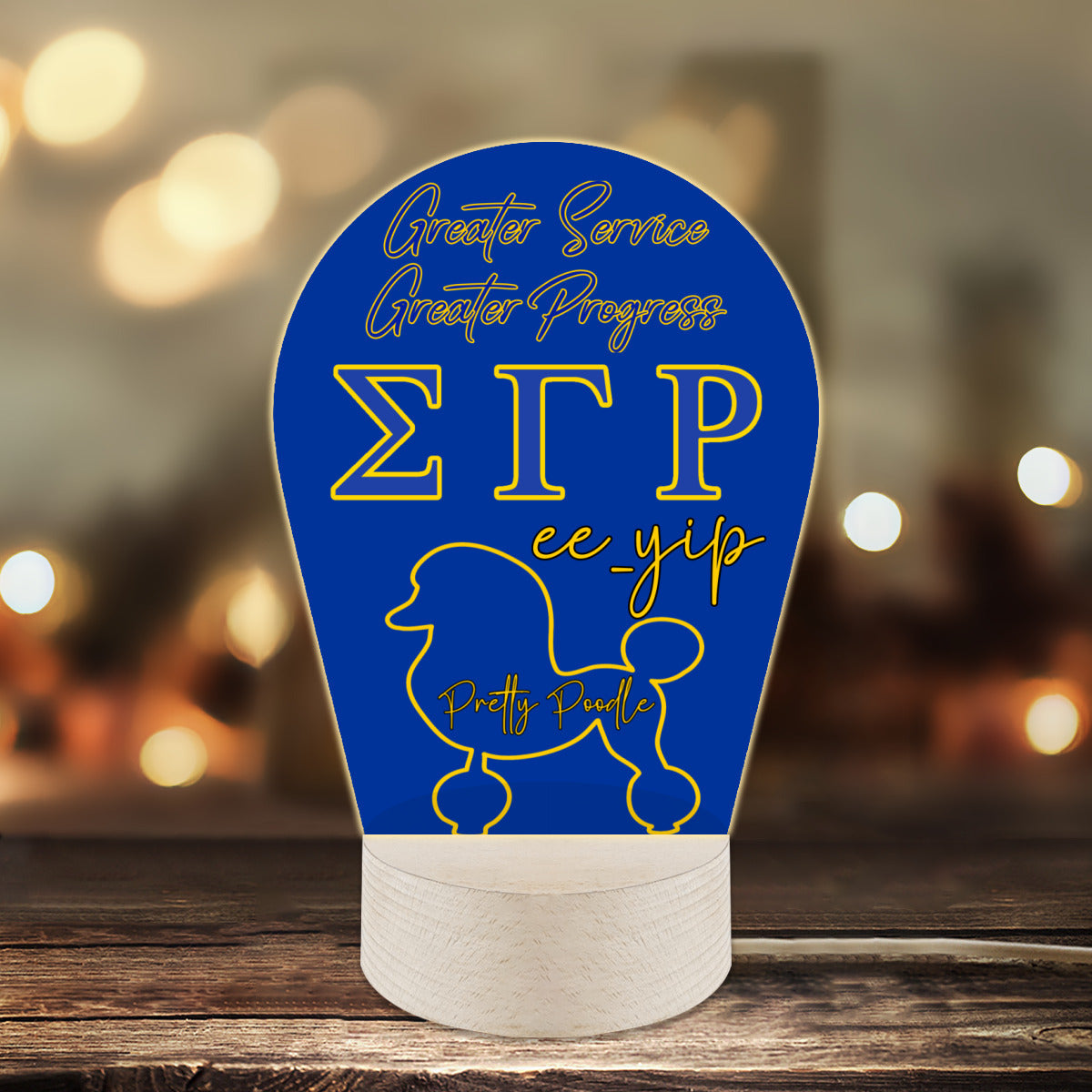 SGRHO Hot Air Balloon Shaped Photo Night Light