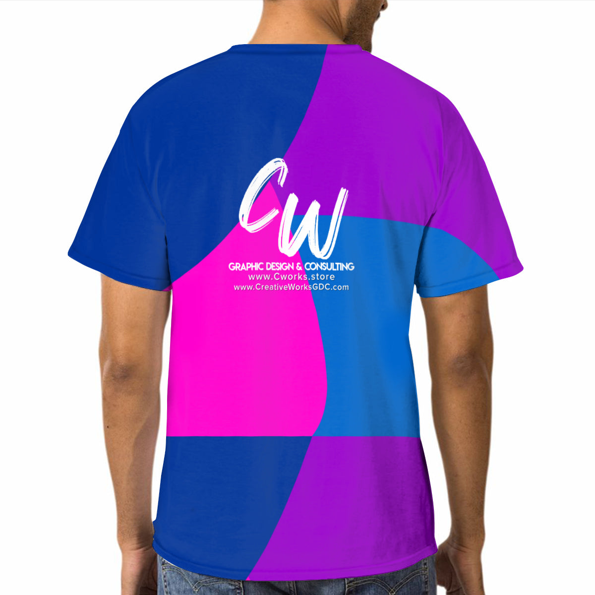 Creative Works CW logo AOP Shirt
