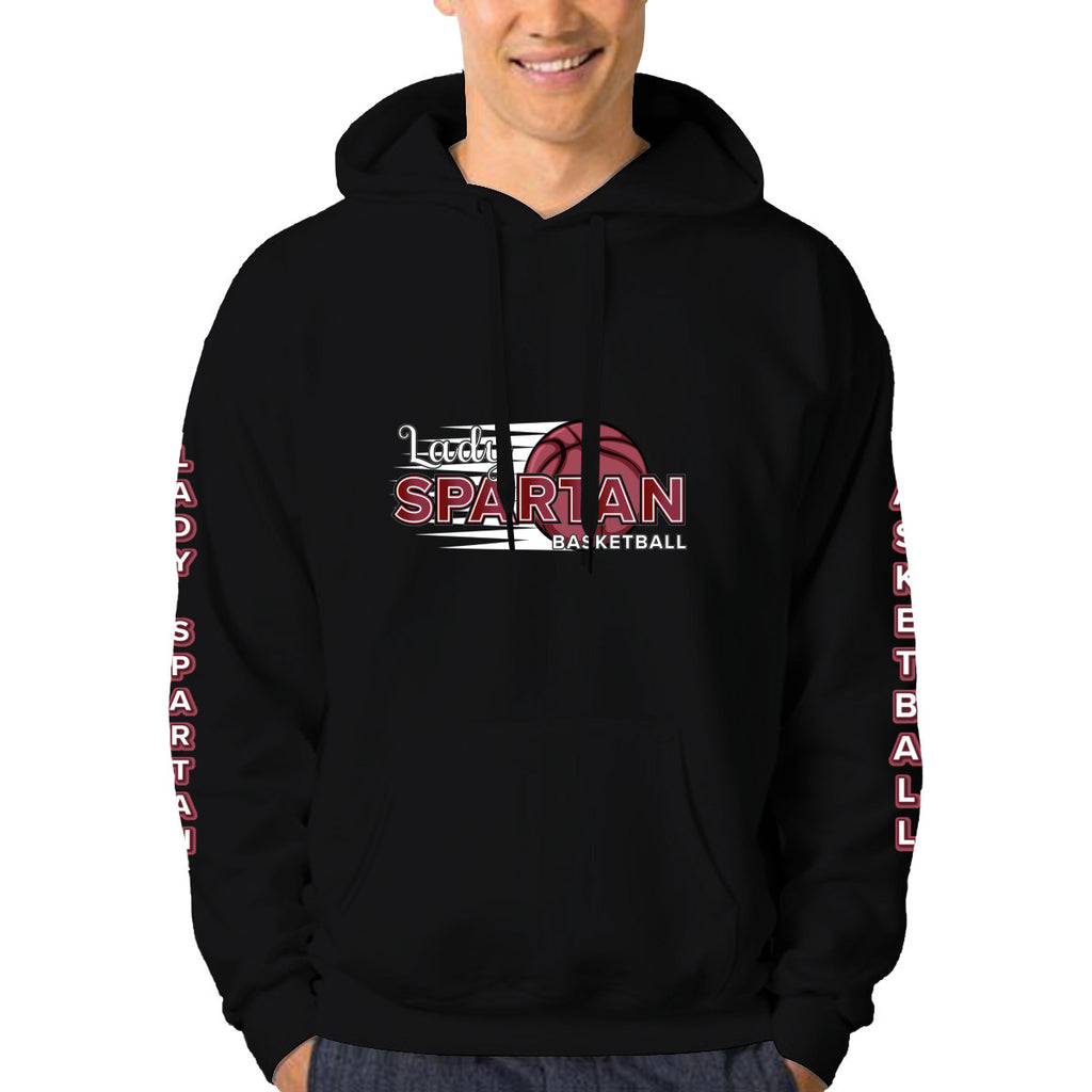 Tarpon Springs Lady Basketball Partially Printed Hoodie