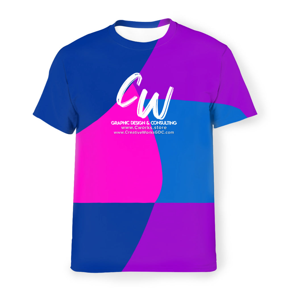 Creative Works CW logo AOP Shirt