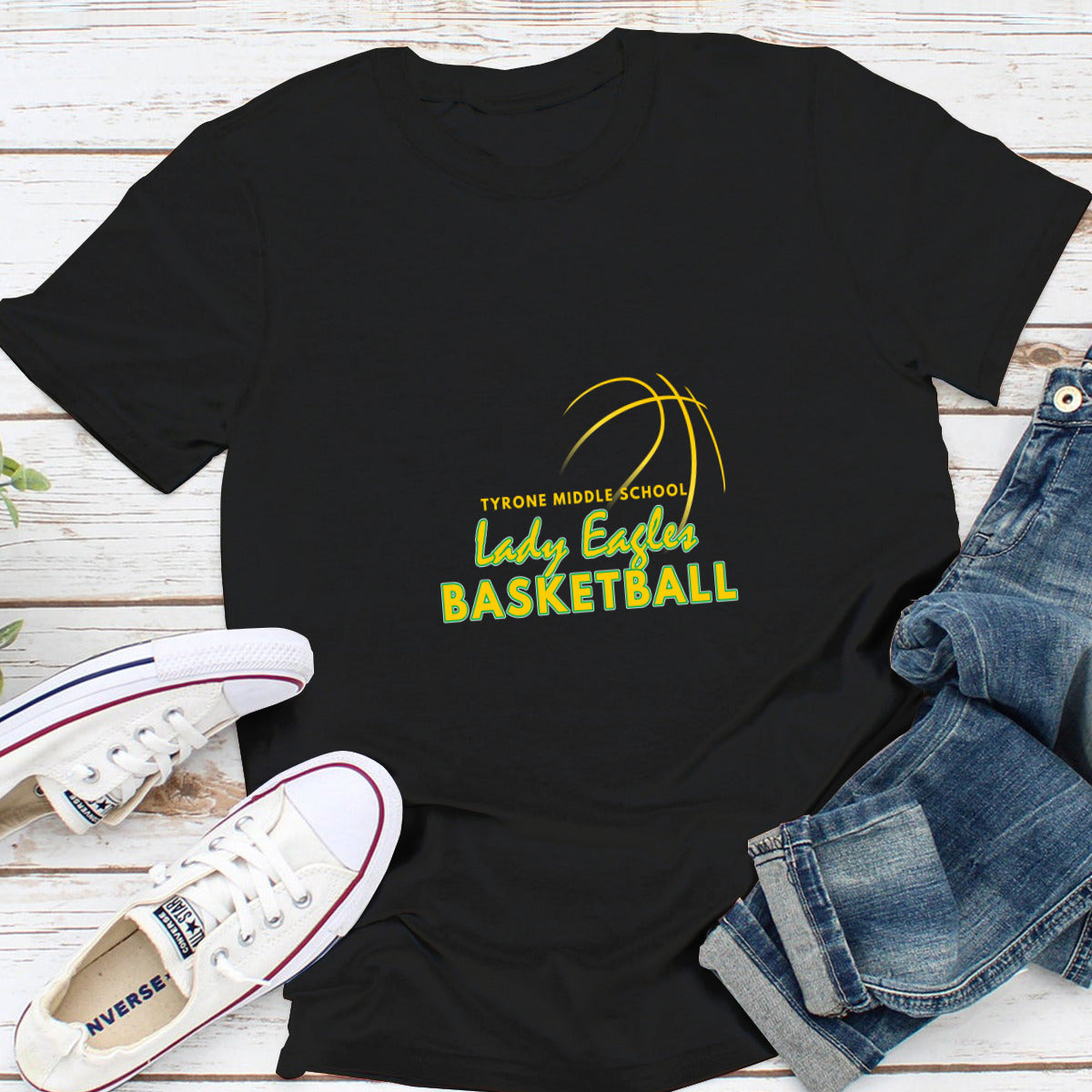 Tyrone Lady Eagles Basketball T-Shirt