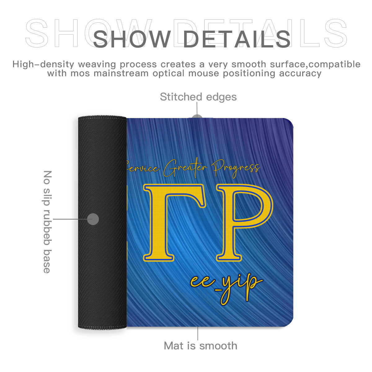 SGRho Greater Service Seamless Mouse Pad