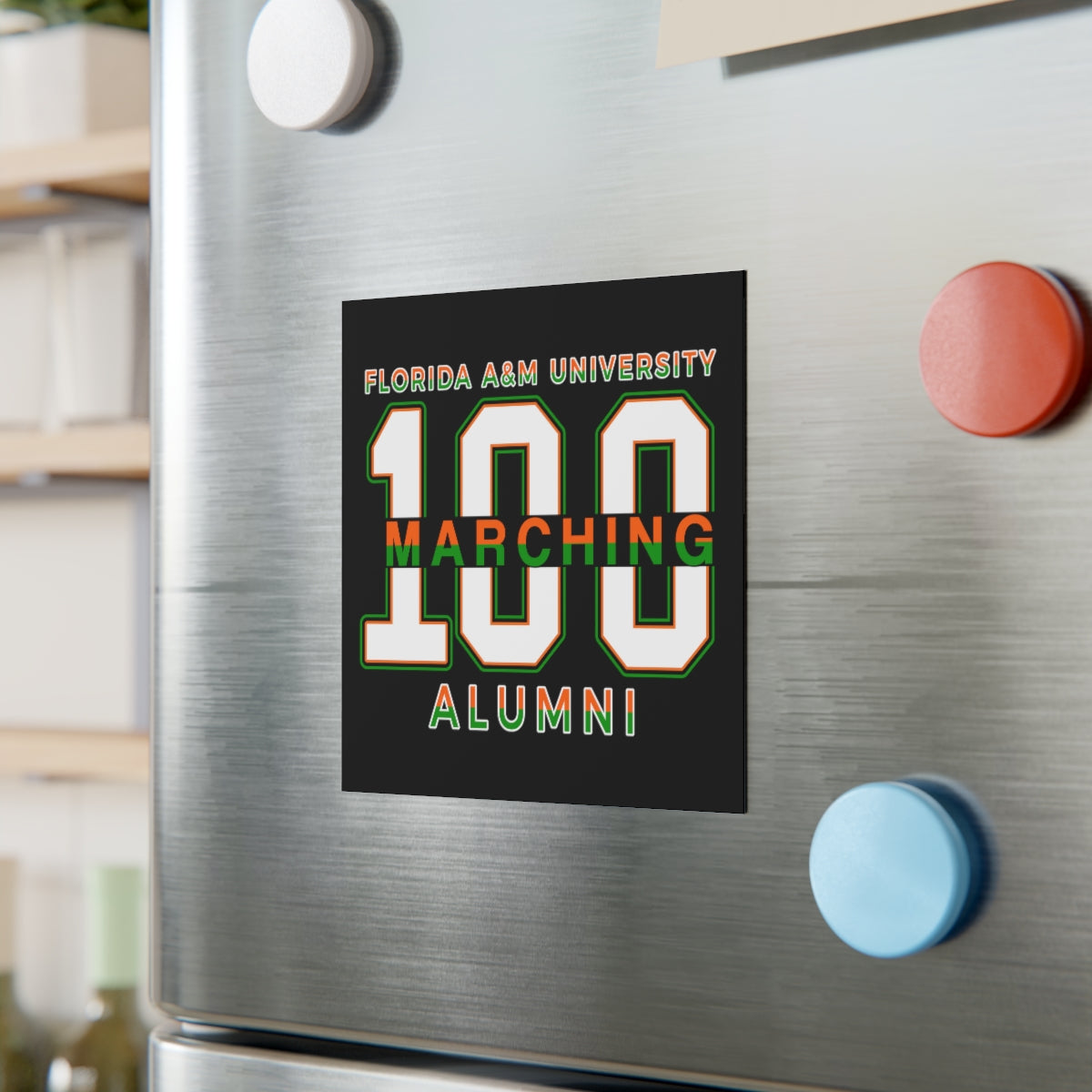 FAMU M100 Alumni Square Magnet