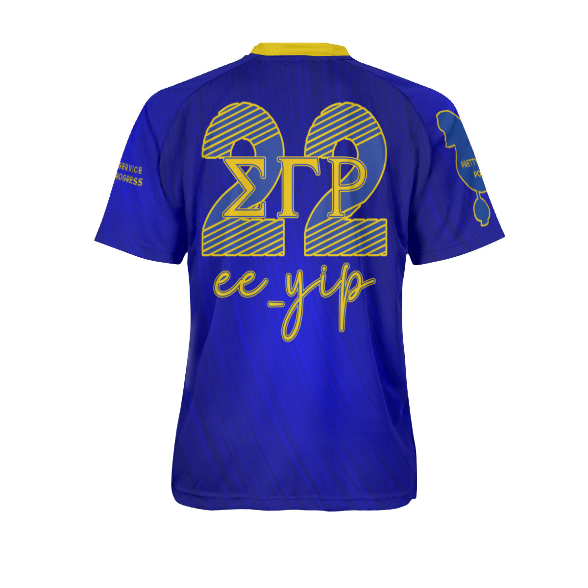 SGRho AOP Rhoyalty V-Neck Poly Shirt