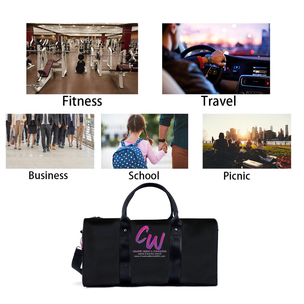 Creative Works Black Poly Travel Bag