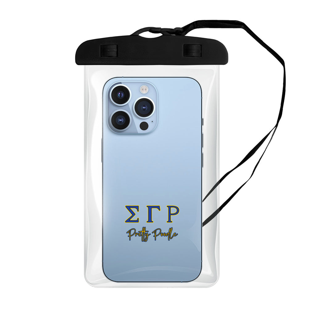 SGRho Pretty Poodle Phone Pouch